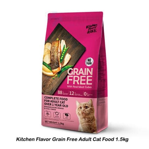 Kitchen Flavor Grain Free Adult Cat Food - 1.5kg