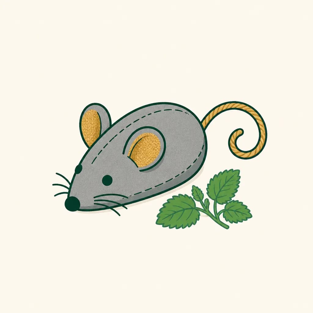 Butler Catnip Mouse Toy