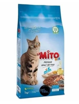 Mito Premium Adult Cat Food - Mix Chicken & Fish 1kg