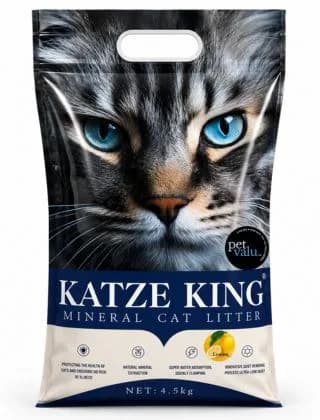 Katze King Bentonite Cat Litter Lemon Flavor 10Litter (8 Kg)