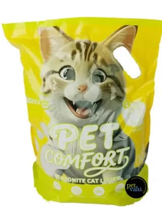 Comfort Bentonite Cat Litter LEmon Flavor 5litter (4 Kg)