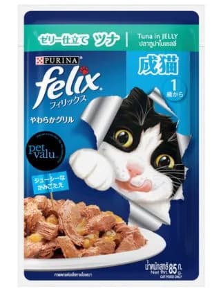 Purina Felix Pouch Tuna in Jelly 85g