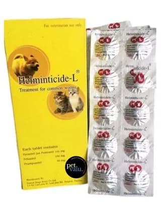 Helminticide-L Dewormer Tablet for Dogs and Cats