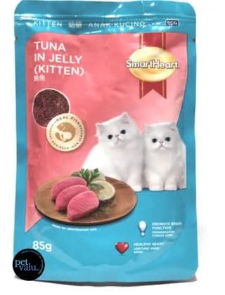 SMARTHEART CAT KITTEN POUCH TUNA 85g