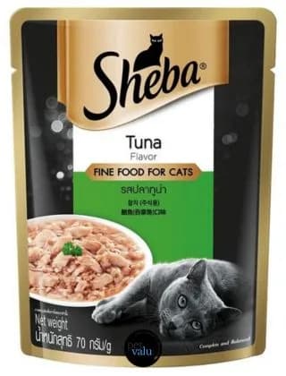 SHEBA CAT POUCH TUNA 70g