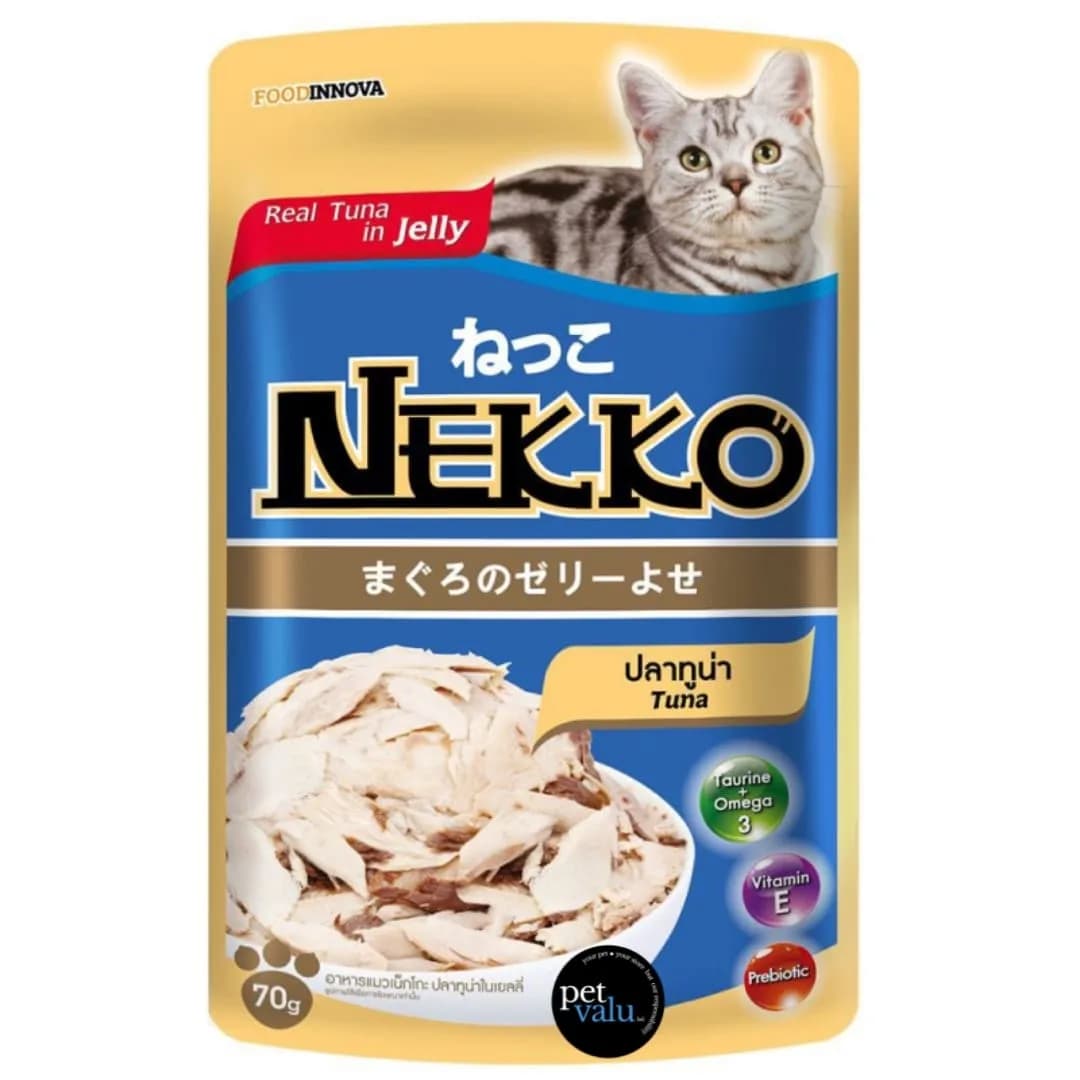 Nekko Pouch Tuna Tropping In Jelly 70gm